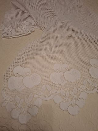 Pannello tenda tirolese bianco no stiro 150x160 cm