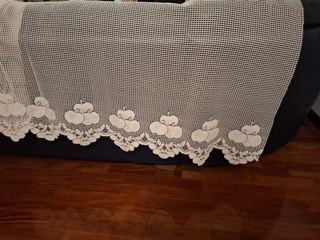 Pannello tenda tirolese bianco no stiro 150x160 cm