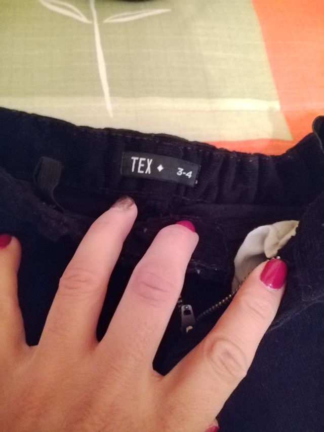 Pantalón de pana unisex 3-4