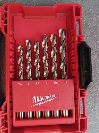 Estuche Milwaukee 19 brocas Thunderweb HSS-G