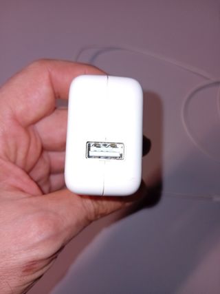 Carica batterie per tablet apple con due cavi
