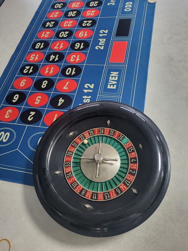 Ruleta profesional casino vintage
