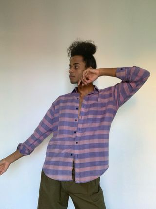 Camisa seda Ralph Lauren