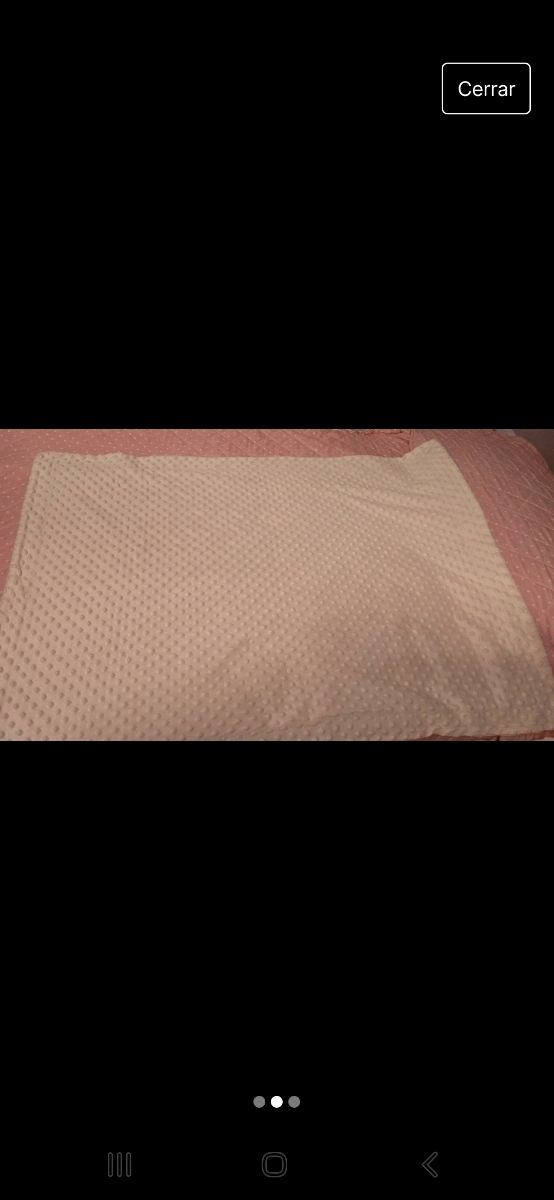 Manta de bebé de color beige