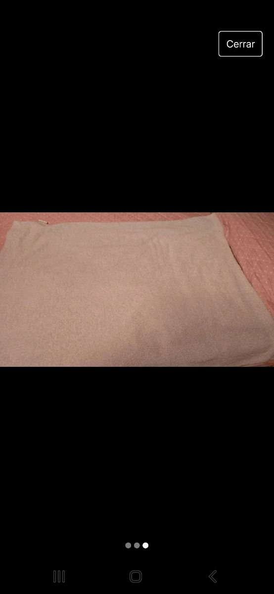 Manta de bebé de color beige