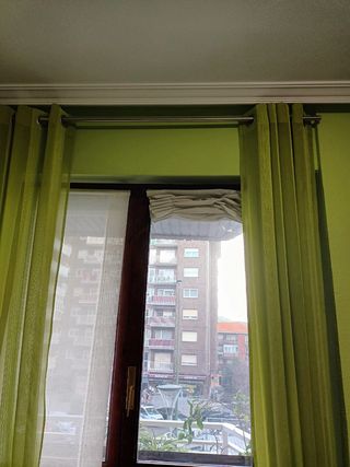 CORTINAS COLOR VERDE