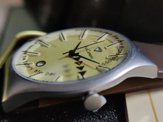 OROLOGIO YVES CAMANI LOANN ACCIAIO PELLE Y CRYSTAL MINE