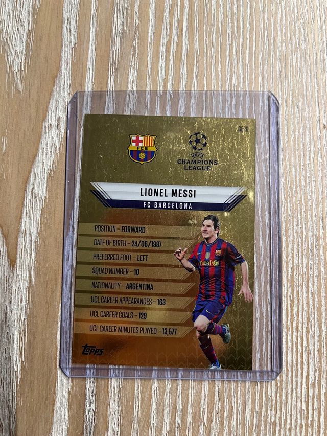 Messi Gold Edge Edition Topps Match Attax 2024/25