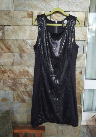 Vestido fiesta lentejuelas H&M