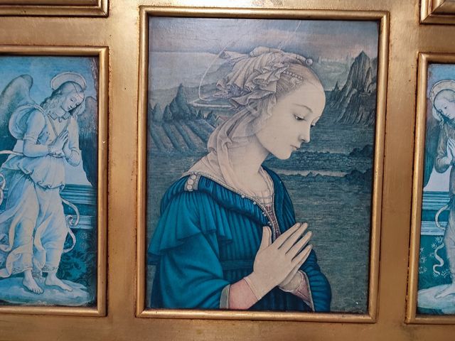 Tríptico Religioso Oleo sobre Tabla