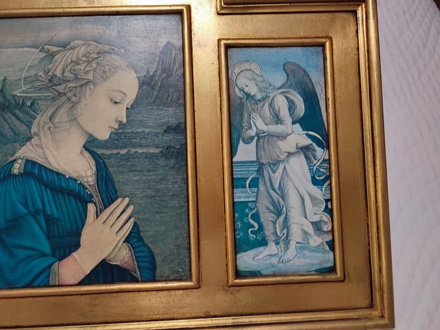 Tríptico Religioso Oleo sobre Tabla