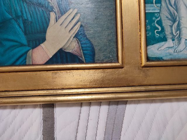 Tríptico Religioso Oleo sobre Tabla