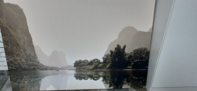 Cuadro paisaje de 1,40 x 1,00.