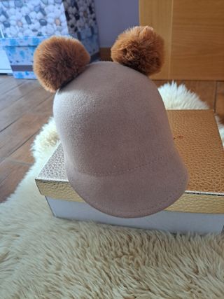 Gorro Pompones Zara Estrenar🏷