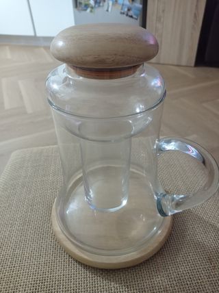 Caraffa con porta ghiaccio interno 