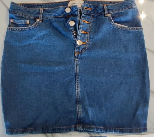 Mini gonna in jeans tg M/L