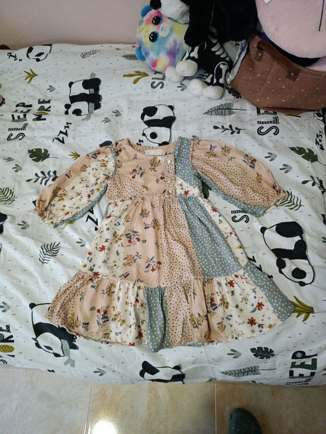 Vestido patchwork niña 4