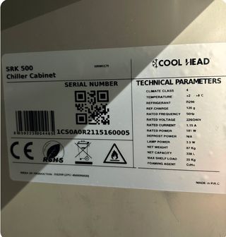 NEVERA INOX SRK 500 - COOL HEAD