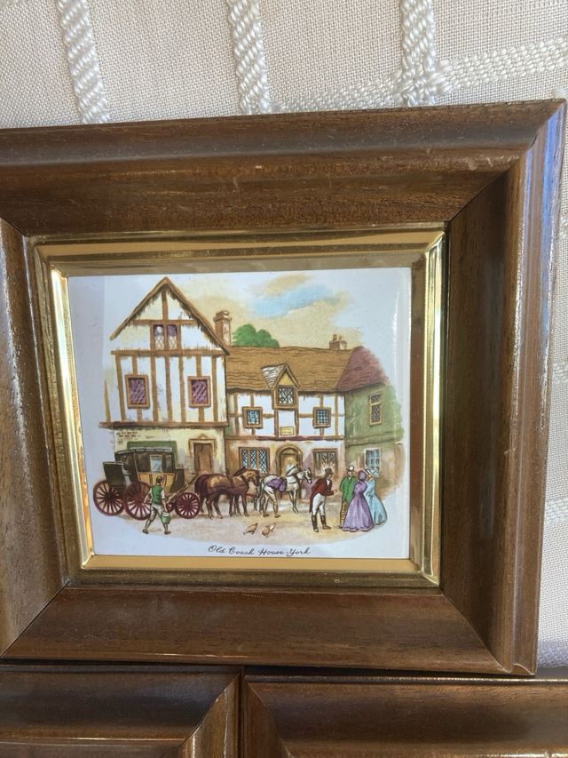 Cuadros esmalte campiña inglesa