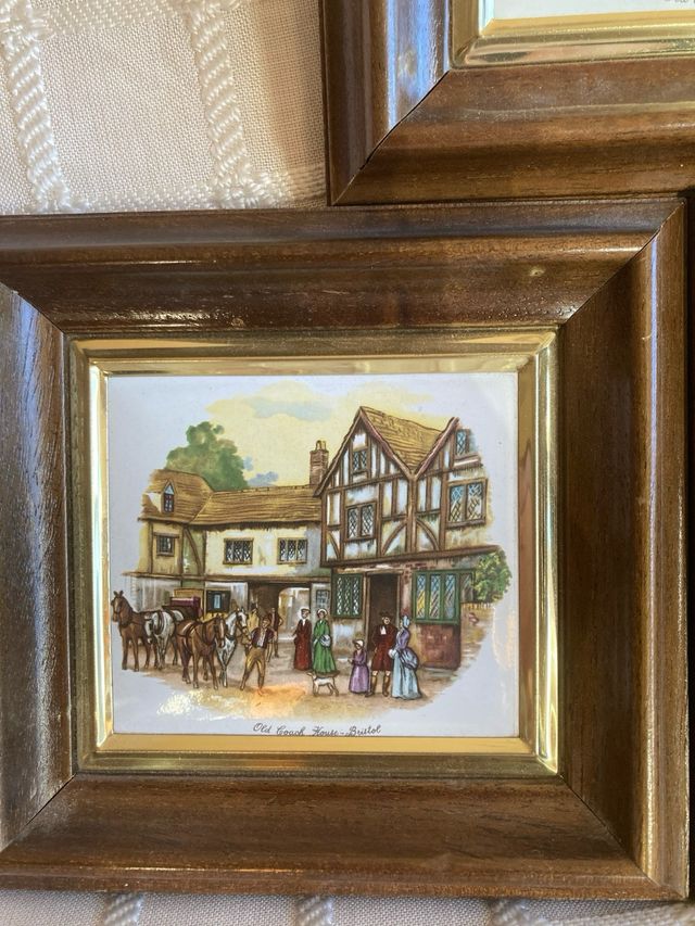 Cuadros esmalte campiña inglesa