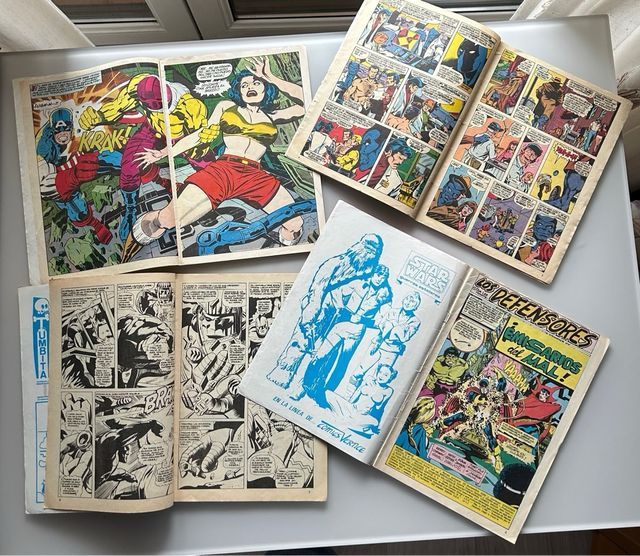 Lote comics Vengadores Defensor. Cap. America