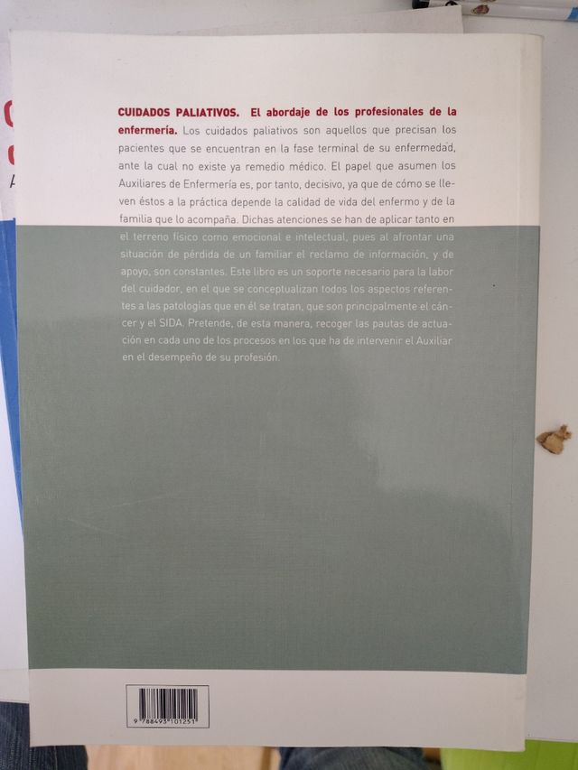 Cuidados paliativos. Abordaje de los profesionales