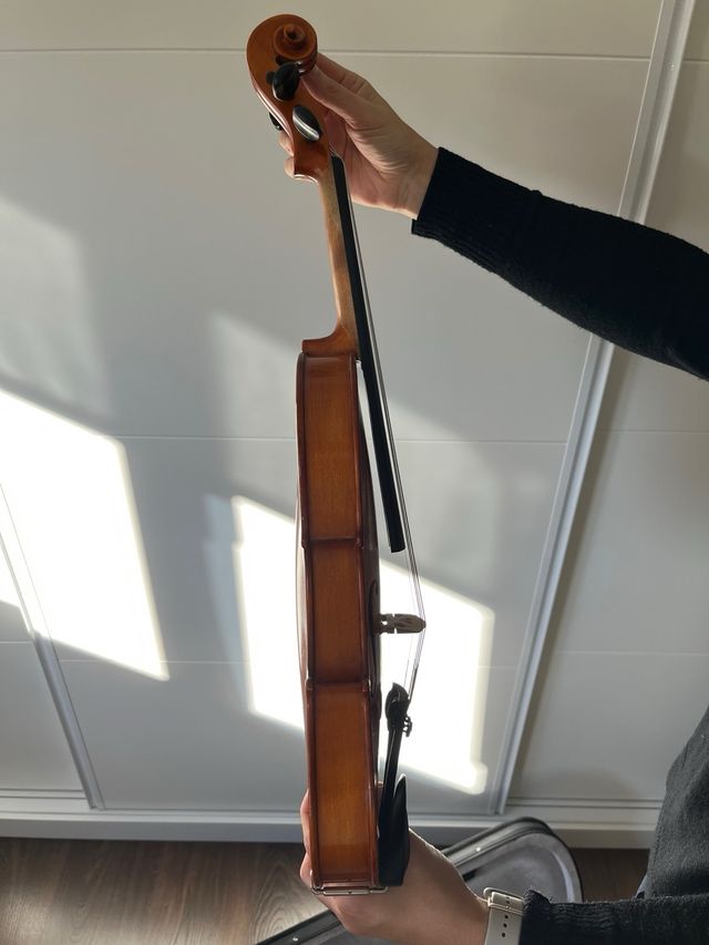 Violino 3/4 in ebano fatto a mano