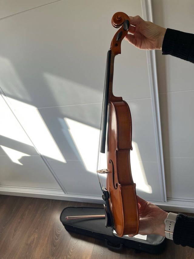 Violino 3/4 in ebano fatto a mano