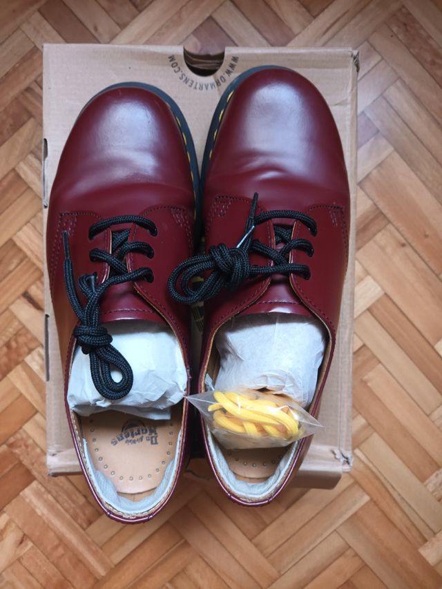 Zapatos Dr martens 1461 num 39 cherry red