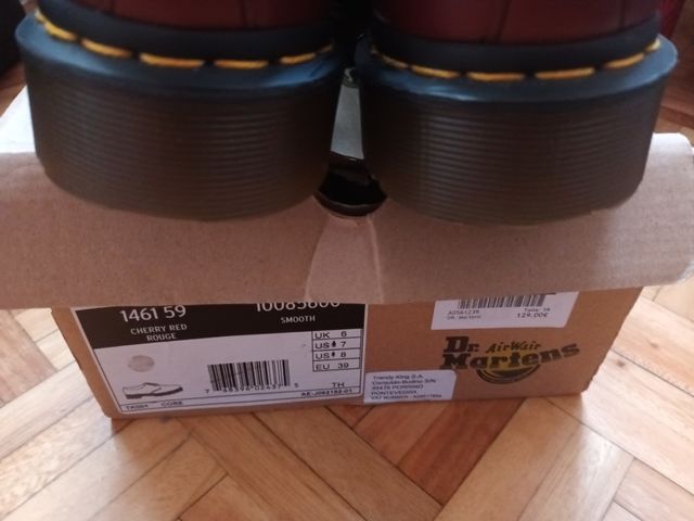 Zapatos Dr martens 1461 num 39 cherry red