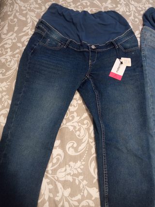 Pantalones vaqueros premamá 