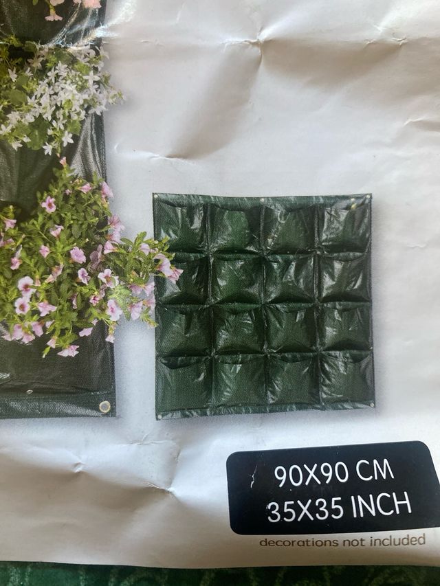 Jardin vertical  y macetas