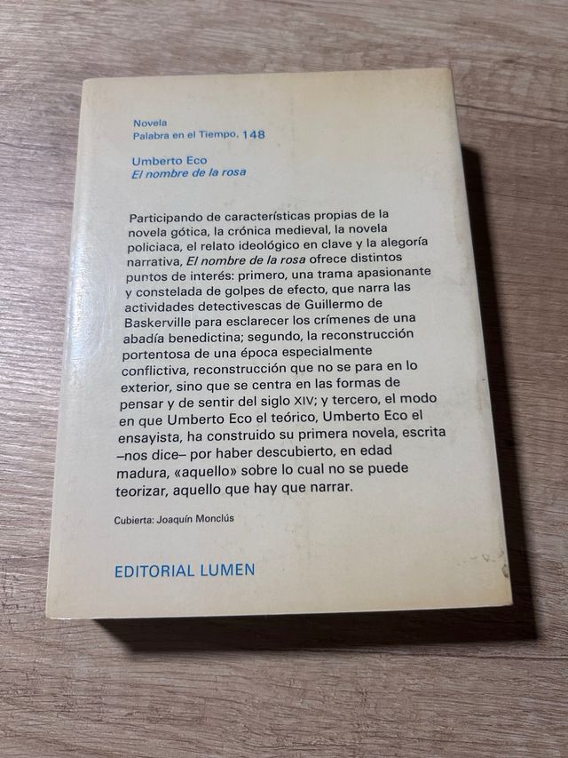 El Nombre De La Rosa/The Name Of The Rose