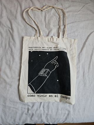 Totebag como vivir en el campo