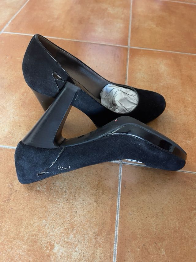 Zapato  mujer Nº 37 NERO GIARDINI PIEL GENUINA