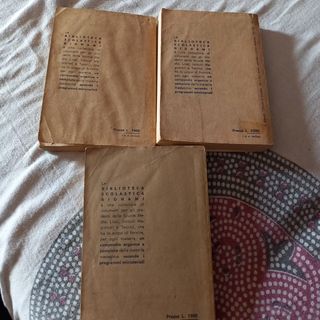 3 libri Bignami 