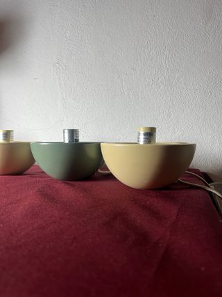 4 Lamparas mesa ovalada Zara Home