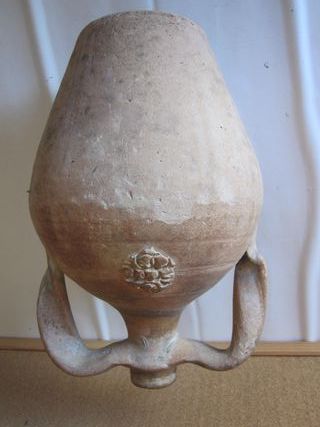 Anfora antica Sicilia in terracotta bummulu vaso