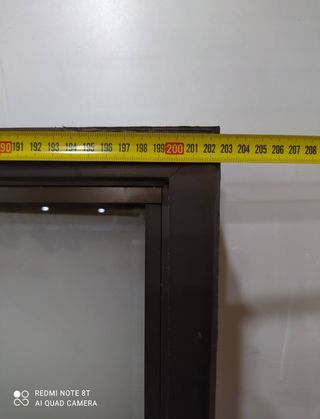 Puerta de aluminio