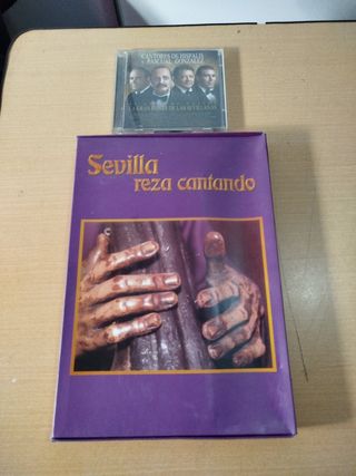 Caja CD libro Sevilla reza cantando+ CD DVD REGALO