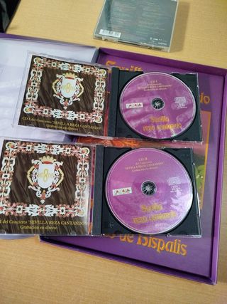 Caja CD libro Sevilla reza cantando+ CD DVD REGALO