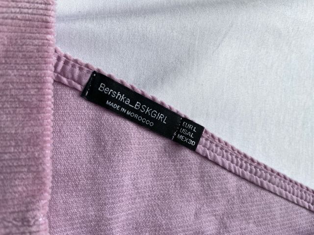 Peto pana falda. Color rosa