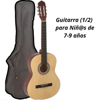 Guitarra Rocío 1/2 con Funda. Niños de 7-9 Años