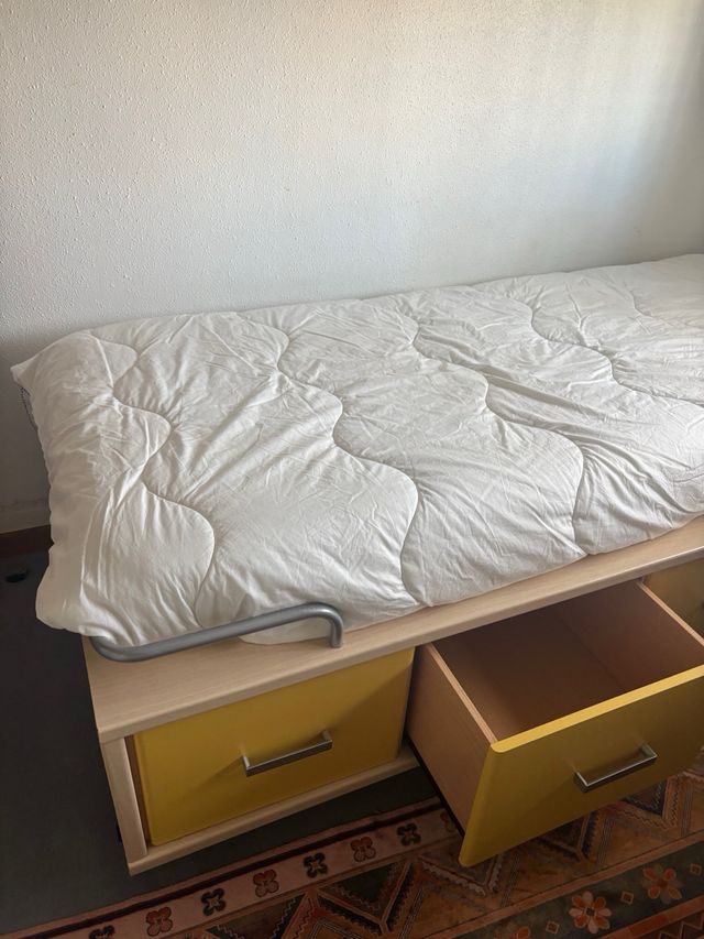 Somier cajonera con colchon