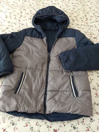 Parka niño t 10-12 Reversible 