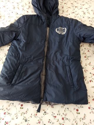 Parka niño t 10-12 Reversible 