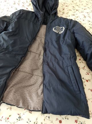 Parka niño t 10-12 Reversible 