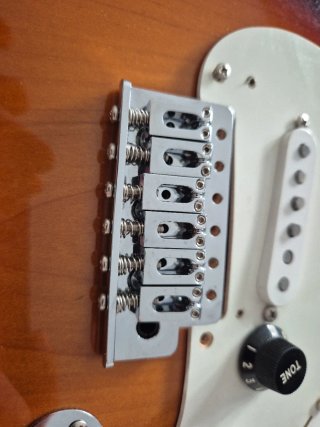 Cuerpo Fender Stratocaster + pastillas Tex Mex