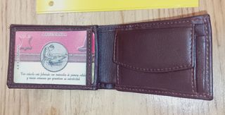 Cartera billetera de piel para hombre