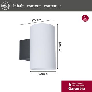 Paulmann 94186 Aplique exterior 230 V